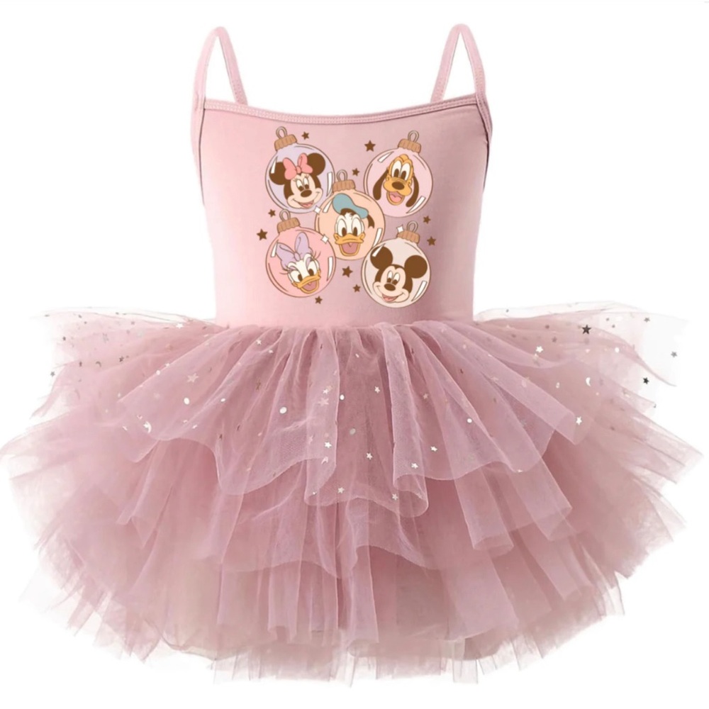CHRISTMAS DISNEY MAGICAL TUTU DRESS FOR TODDLER SIZE 3T
